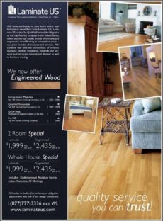Flooring Company Magazine Ad Design
