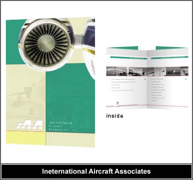 aviation brochure design