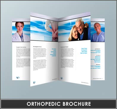 orthopedic brochure design