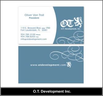 Real Estate Developer Business Card Design