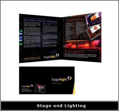 audiovisual brochure design