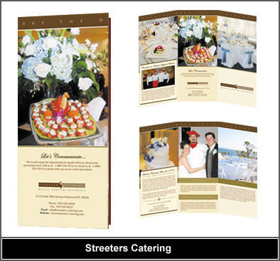 catering brochure design