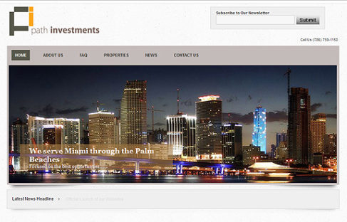real estate investment web design