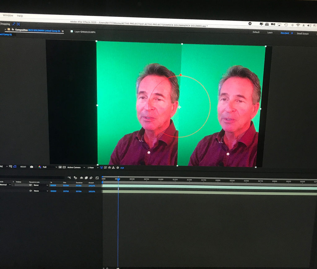 green screen video editing