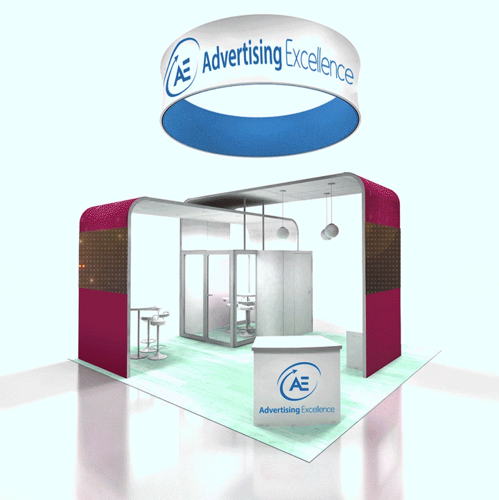 led exhibit booths