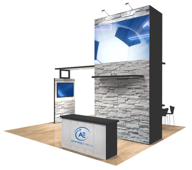 led exhibit booths