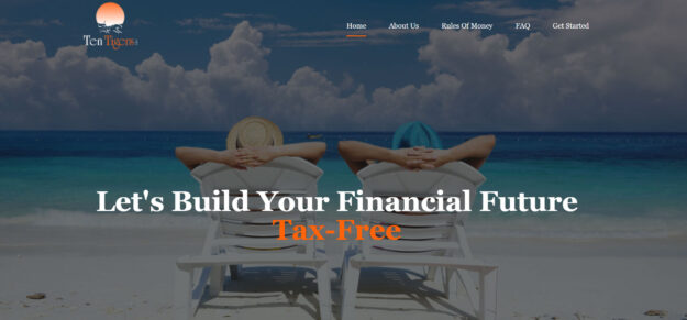 financial web design