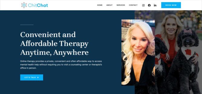 online therapy web design
